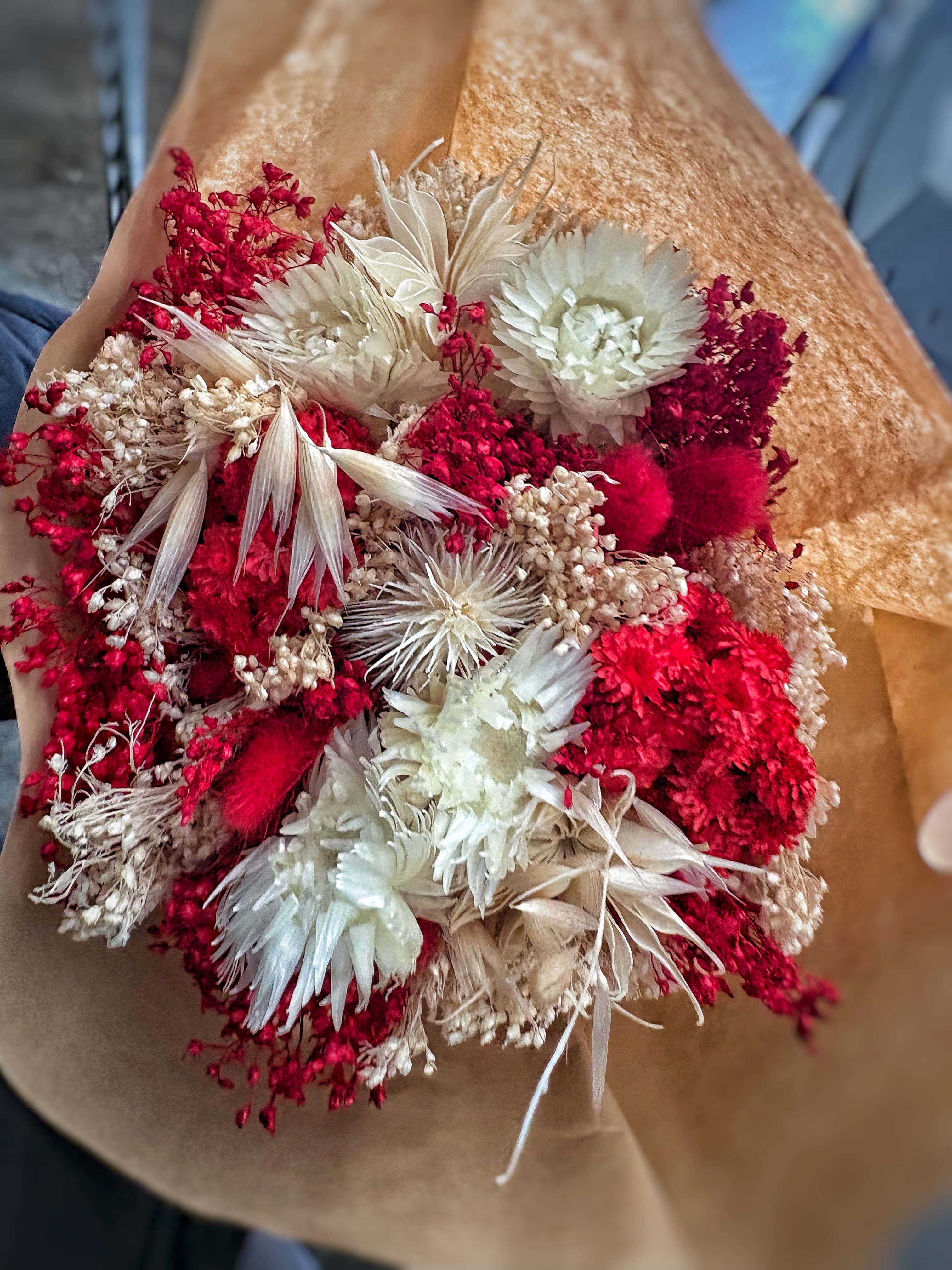 Bouquet de fleurs séchées